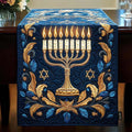 Quilted Table Runner - Illuminated Menorah