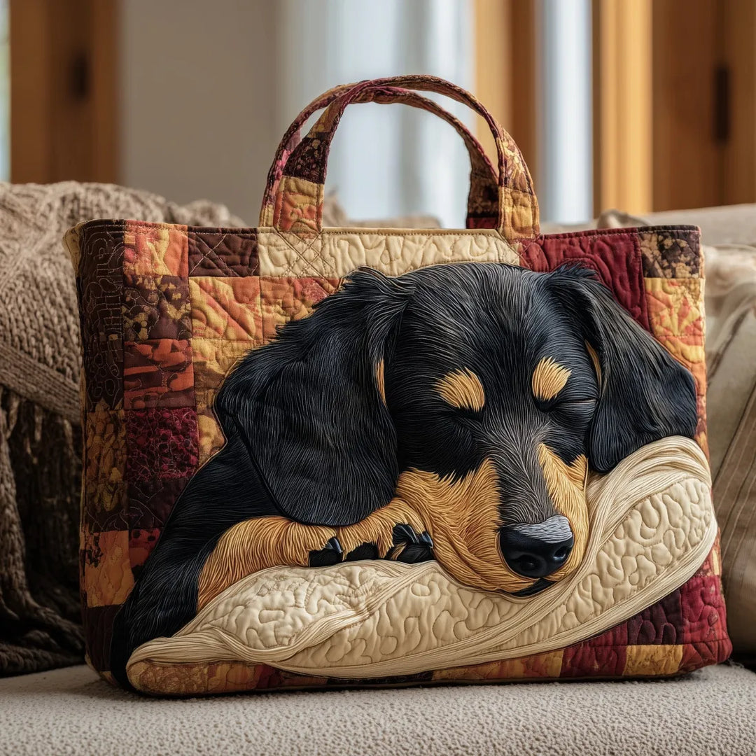 Dachshund-Themed Handmade Bag