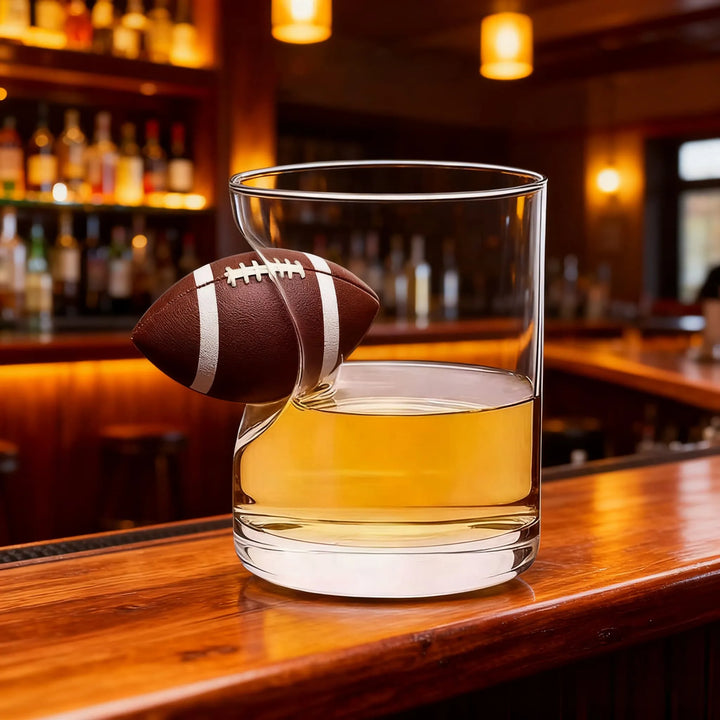 Artistic Whisky Glasses Featuring Unique Ball Designs