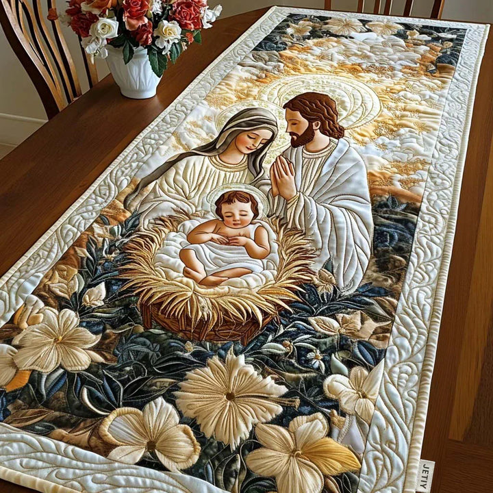 Divine Cradle Quilted Tablecloth