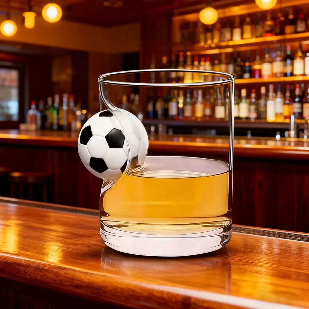 Artistic Whisky Glasses Featuring Unique Ball Designs