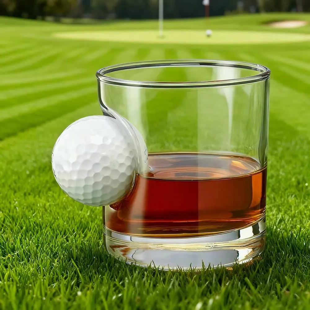 Artistic Whisky Glasses Featuring Unique Ball Designs