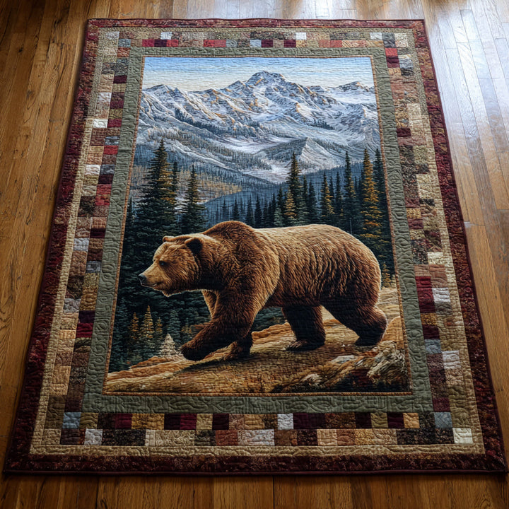 Wendy - Alpine Ghost Bear Decorative Floor Rug
