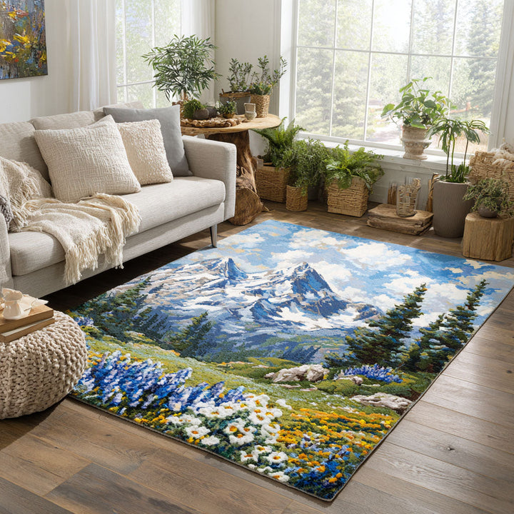 Lieke - Alpine Bloom Decorative Area Rug