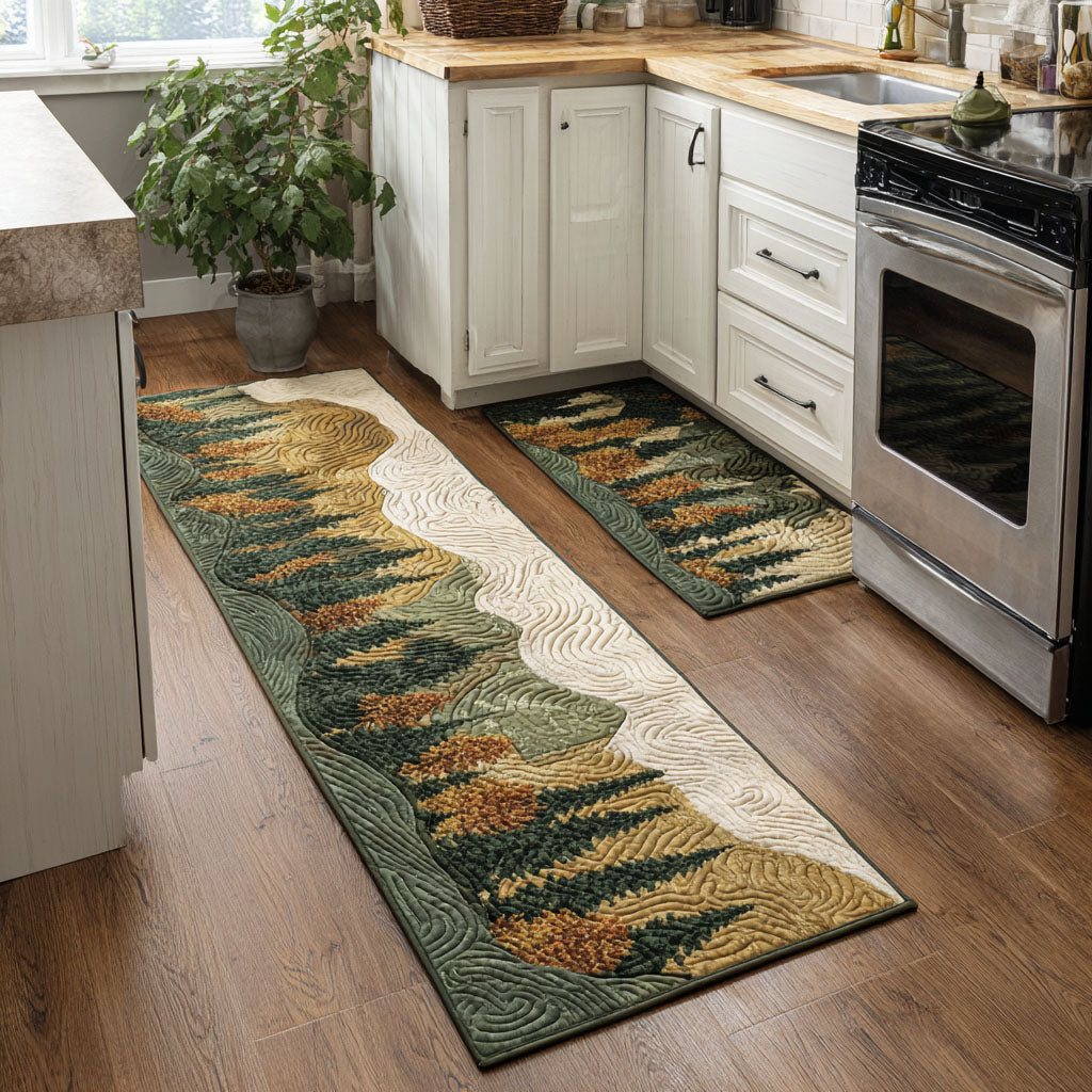 Bernadette - Alpine Landscape Kitchen Mat