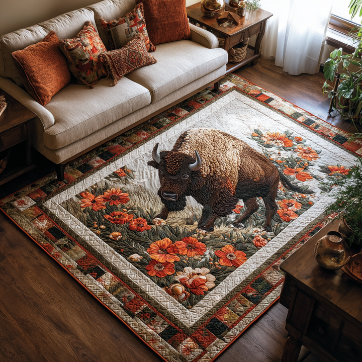 Anna Bison Amber Decorative Area Rug