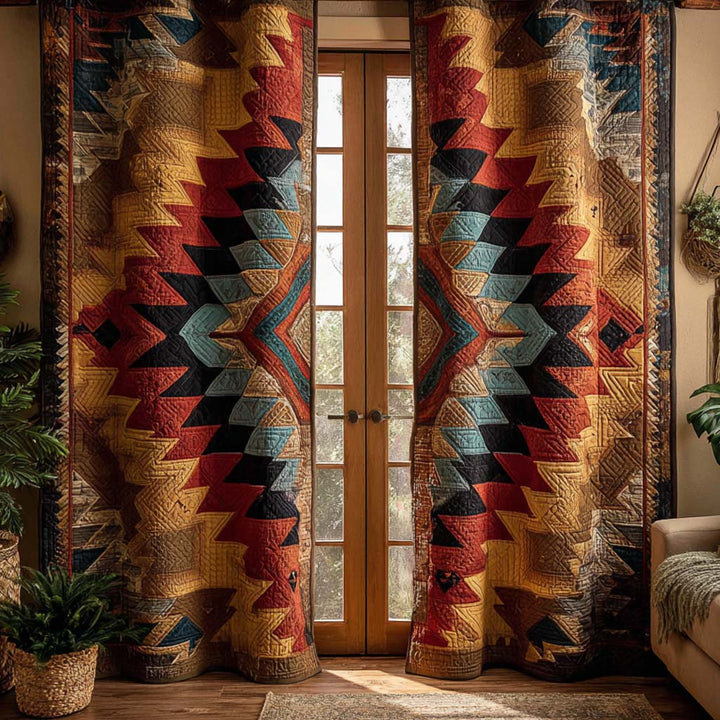 Petra - Antique Sandstone Padded Curtains