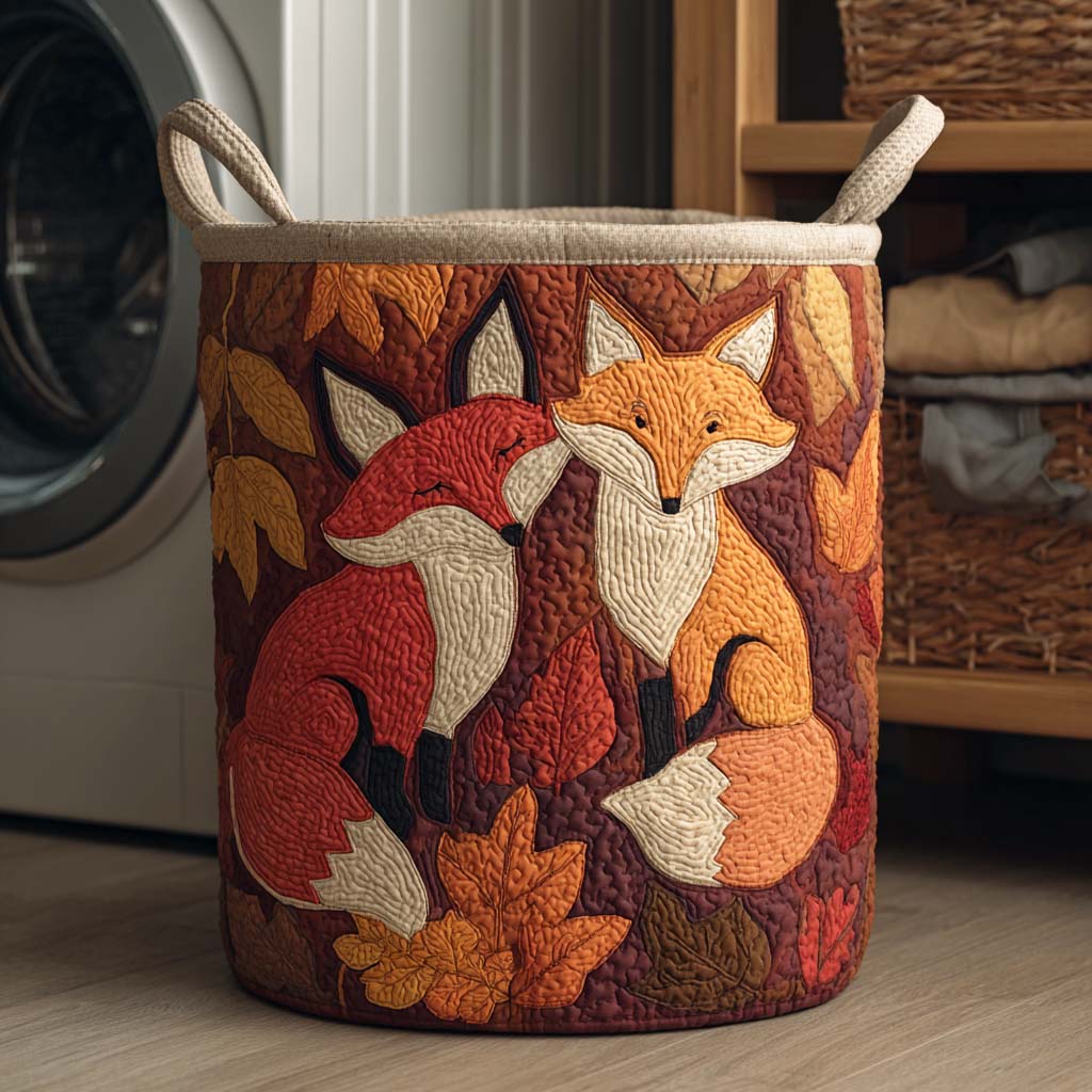 Autumn Glow Dressed Laundry Basket