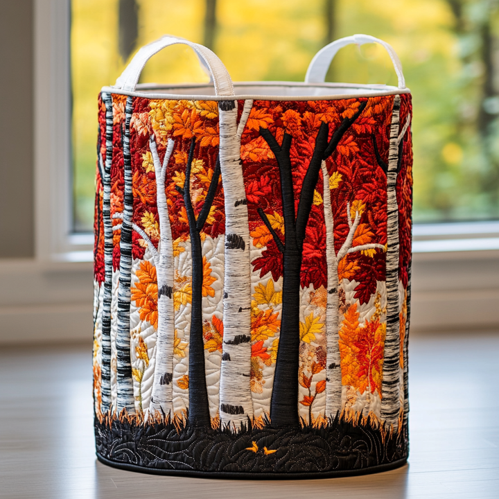 Forest Upholstered Laundry Hamper