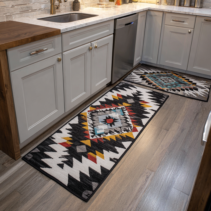 Sophie - Autumn-Inspired Kitchen Mat in Cozy Warm Tones