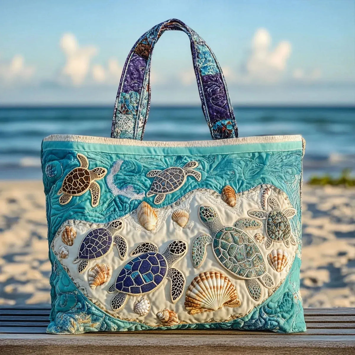 Handmade Turtle Hug Bag