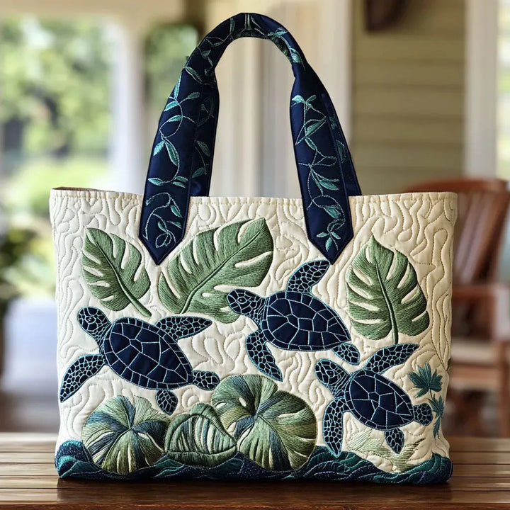Artisan Tote - Elegance Inspired by the Sea Turtle