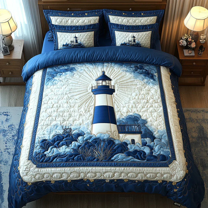 Brise du Phare 3-Piece Mattress Blanket Set