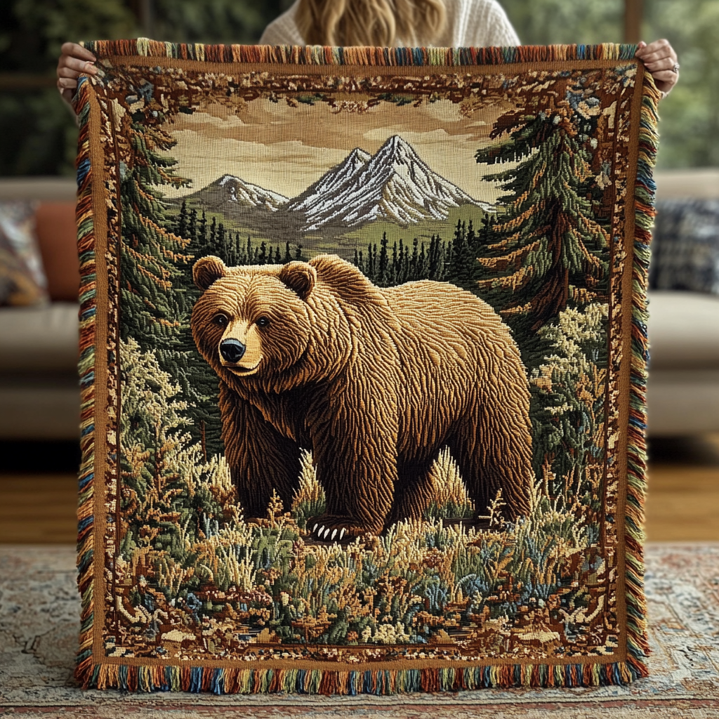Mila - Adorable Bear Quilted Blanket