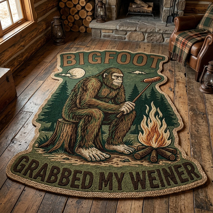 Emma - Customizable Bigfoot-Shaped Decorative Area Rug