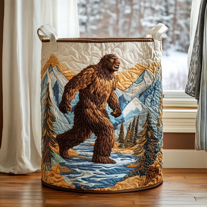 Forest Upholstered Laundry Hamper