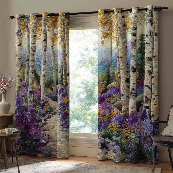Griet Birch Meadow Quilted Curtains