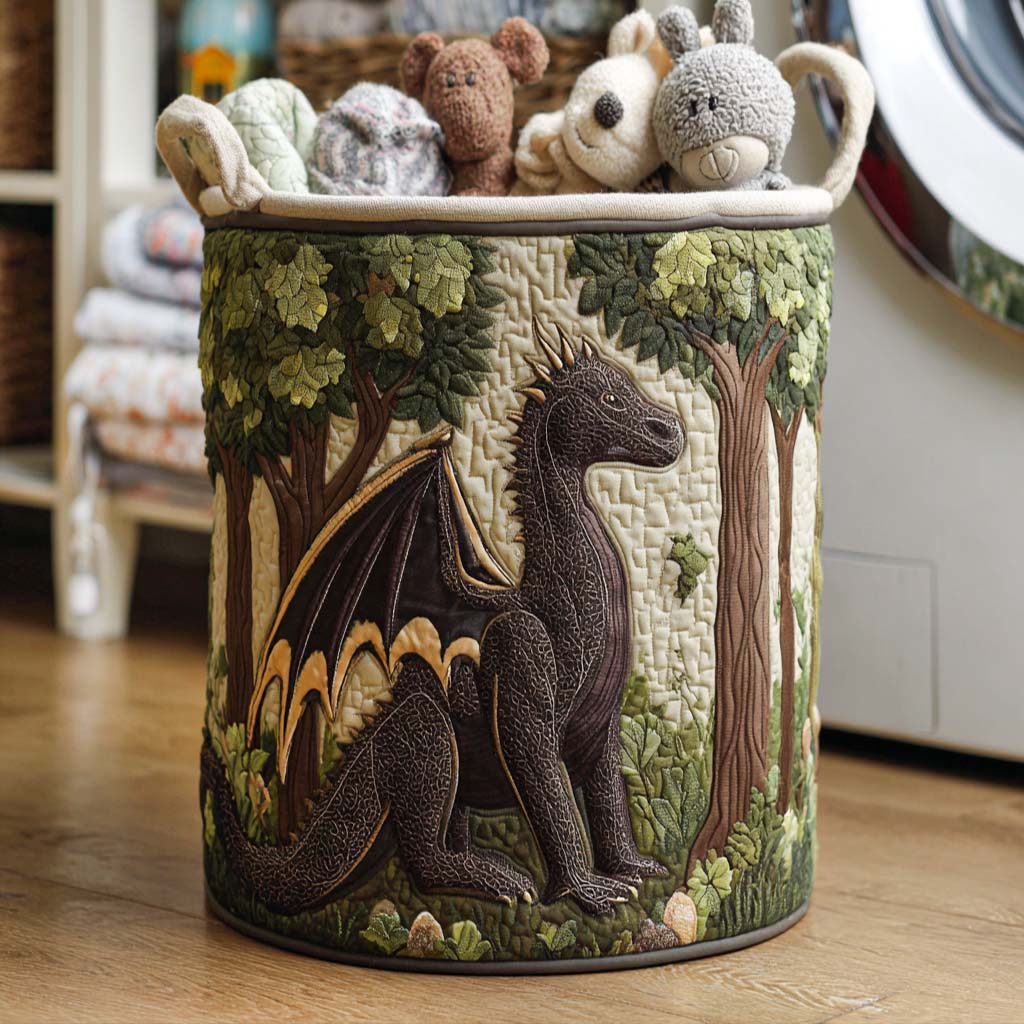 Cozy Spirit Lined Laundry Basket