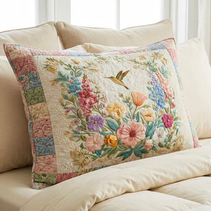 Floral Fields Quilted Pillowcase