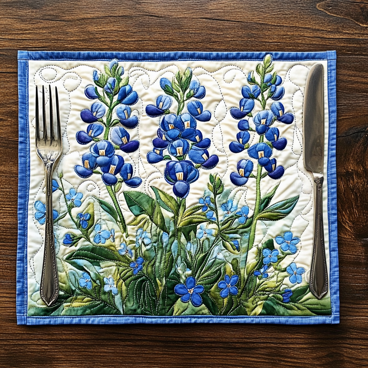 Wendy - Lupine Serenade Quilted Placemat