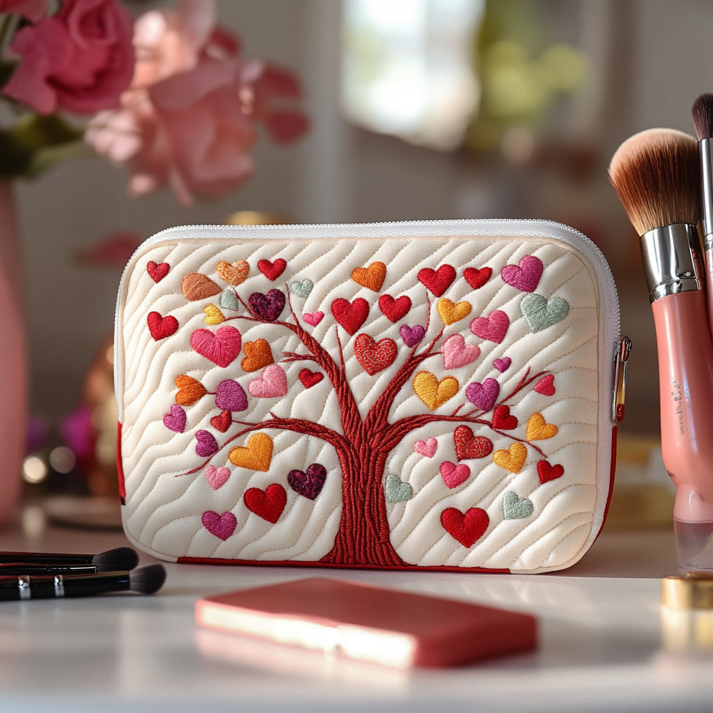 Fleur - Tree of Life Quilted Toiletry Bag
