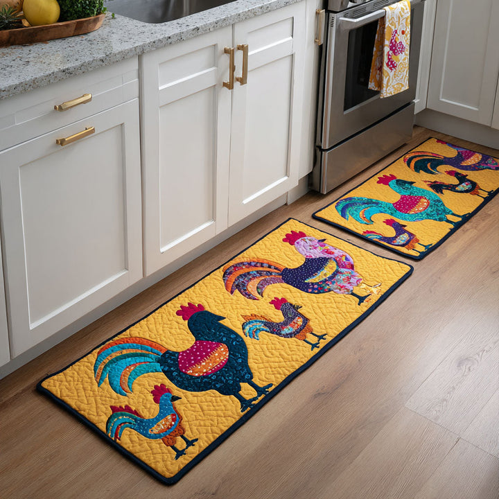 Dorothea - Floral Chicken Kitchen Mat