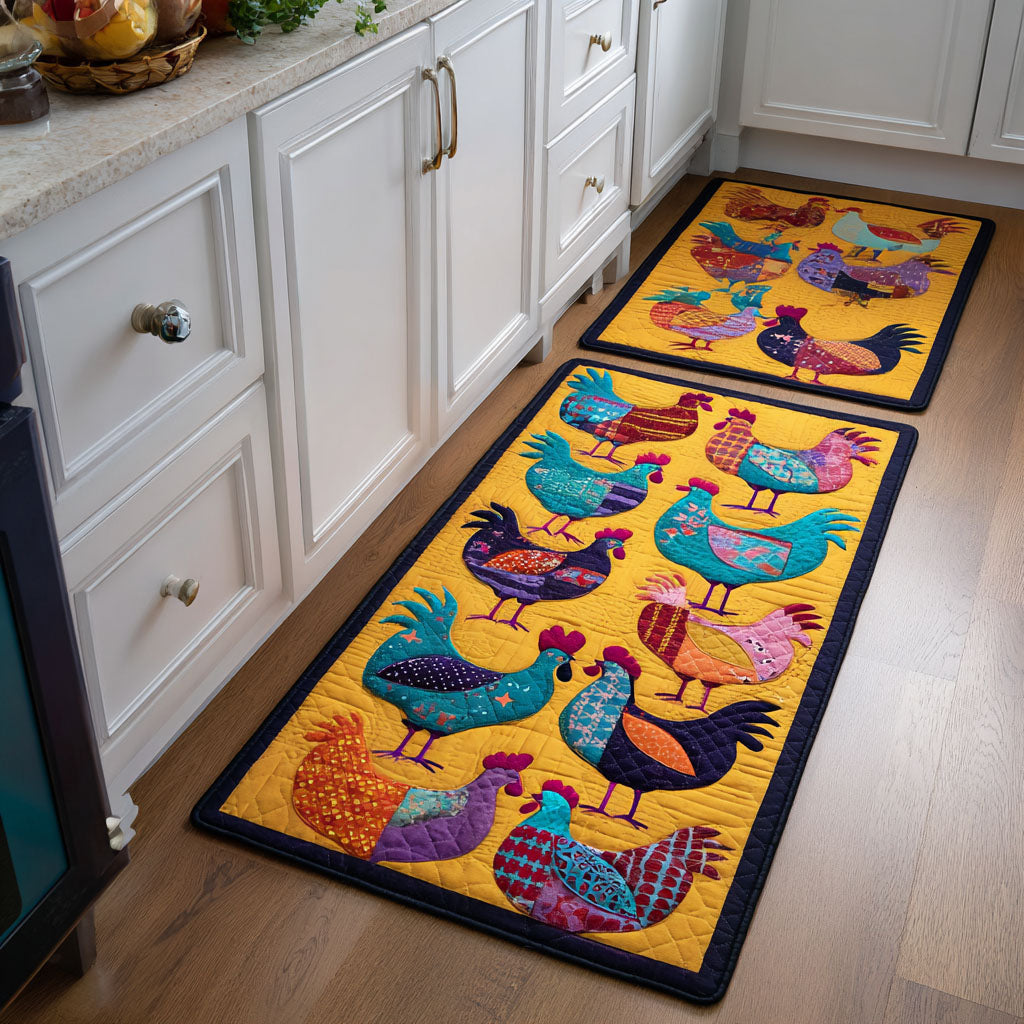 Cornelia Decorative Chicken Kitchen Mat
