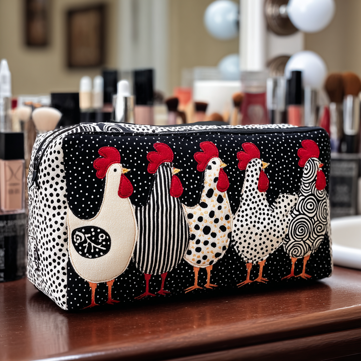 Sanne - Quilted Chicken Nest Toiletry Bag