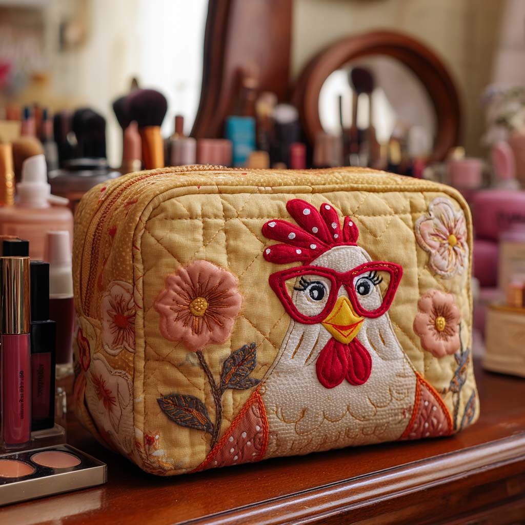 Ubel - Radiant Chicken Quilted Toiletry Bag
