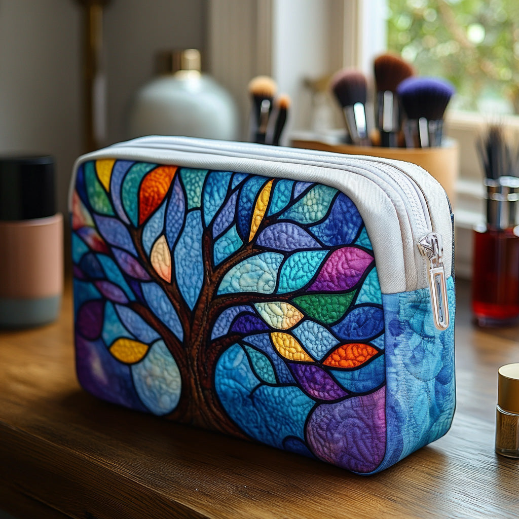 Oktje - Tree of Life Padded Toiletry Bag