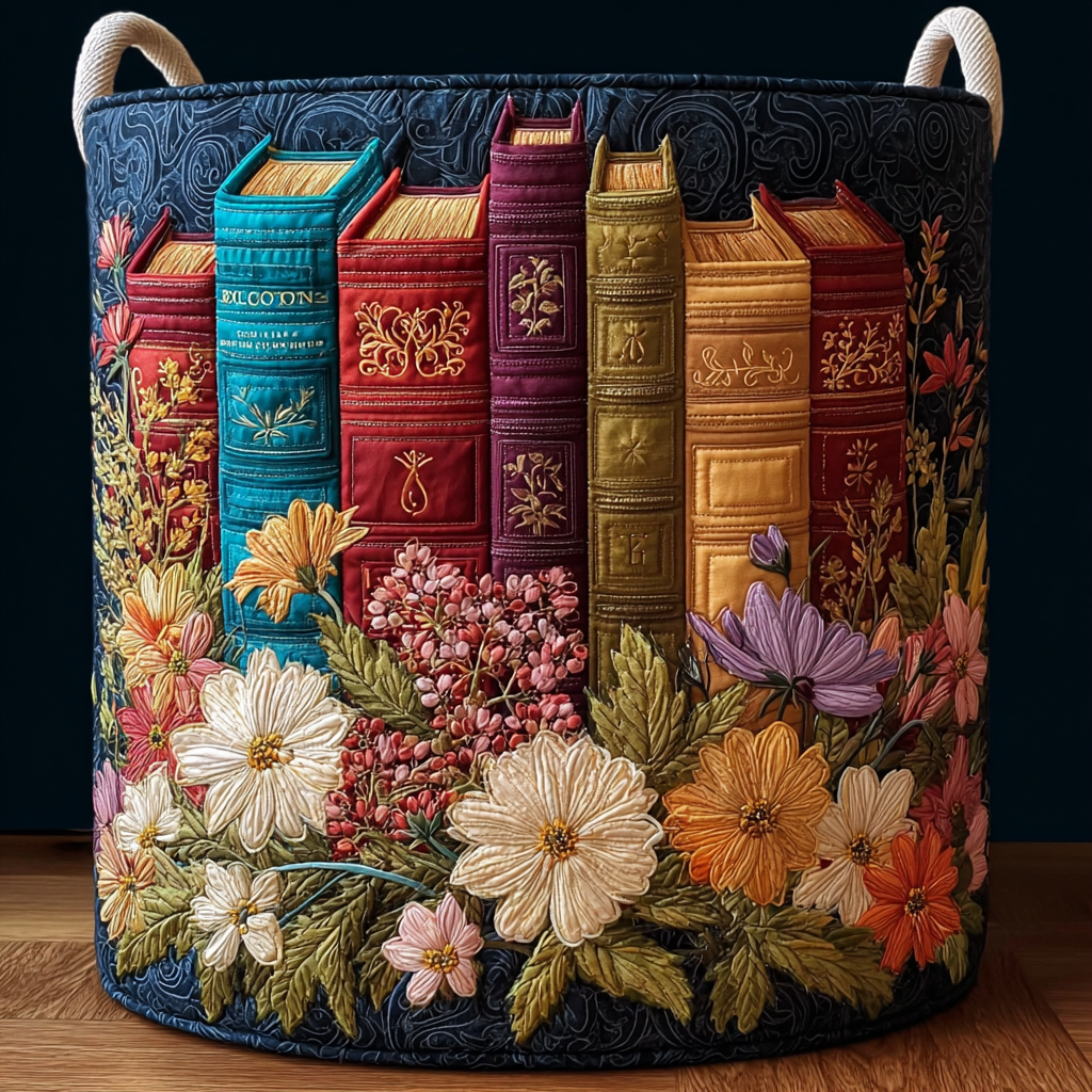 Classic Upholstered Laundry Basket