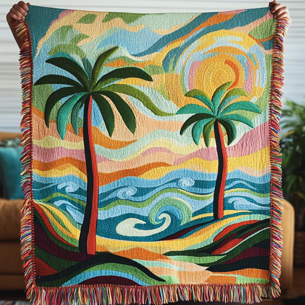Lisa - Coastal Retreat Quilted Blanket
