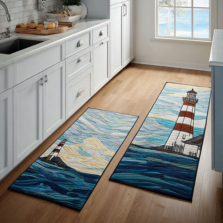 Klazina - Lighthouse by the Sea Kitchen Mat