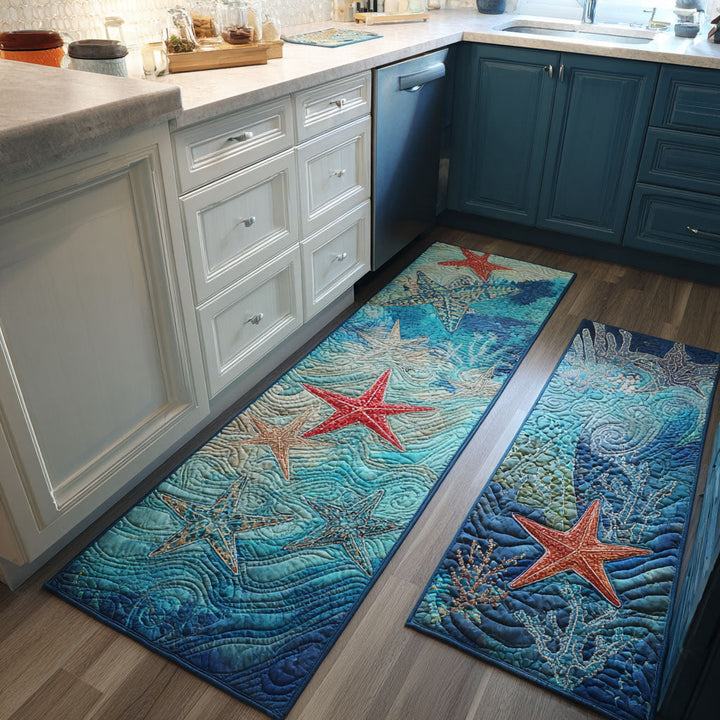 Esmee Coastal Kitchen Mat Pad