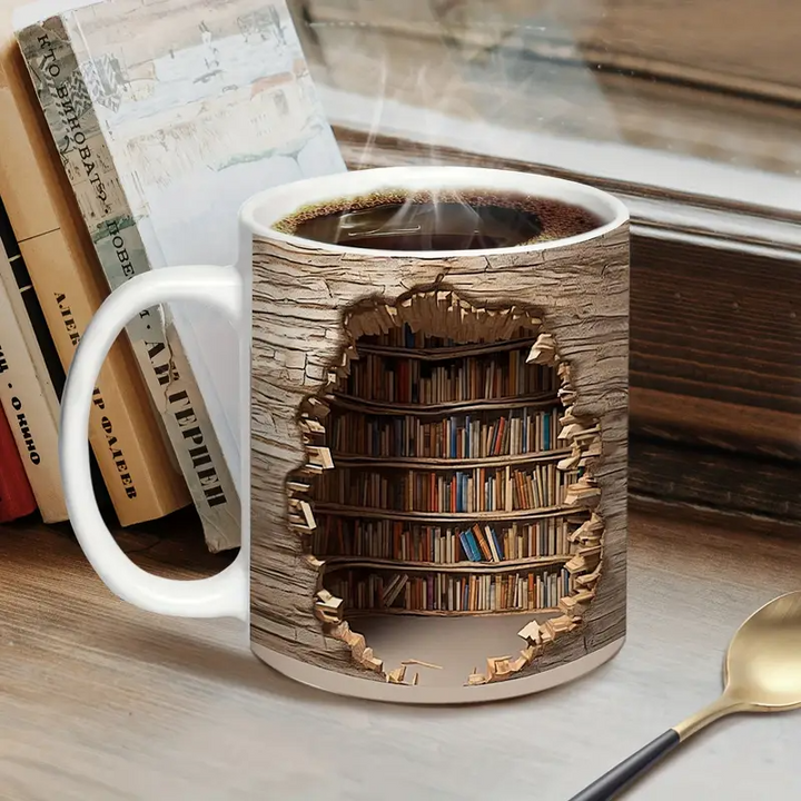 Magical Heat-Activated Library Mug