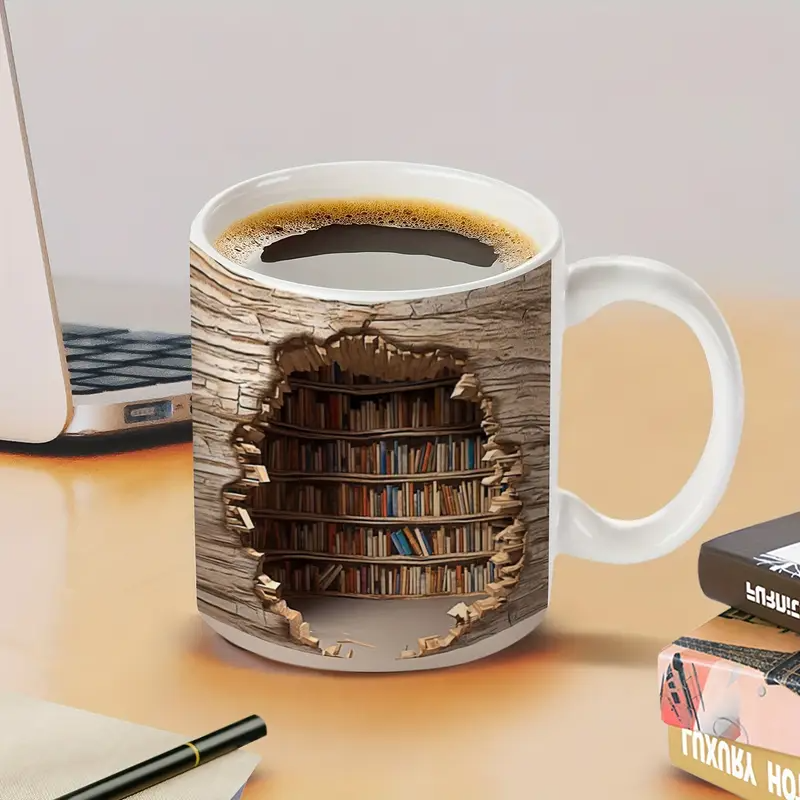 Magical Heat-Activated Library Mug