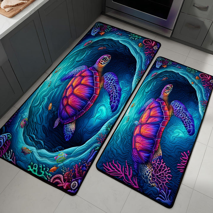 Marieke Coral Reef Kitchen Mat