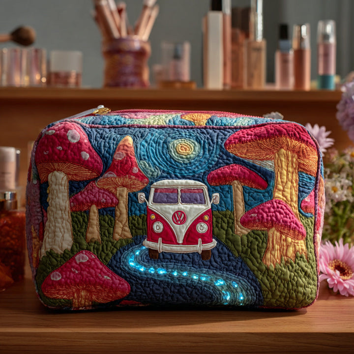 Roelofje - Cosmic Hippie Pattern Quilted Toiletry Bag