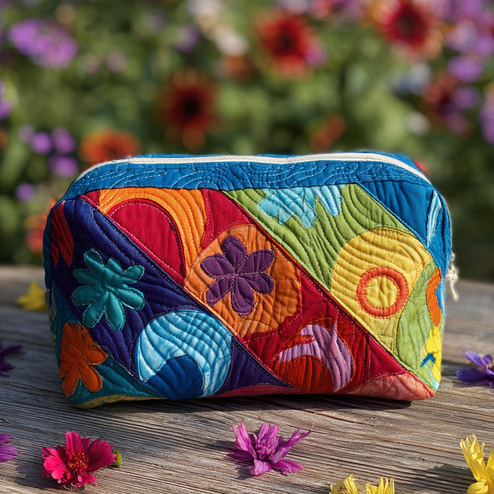 Jantje - Cosmic Pattern Quilted Toiletry Bag