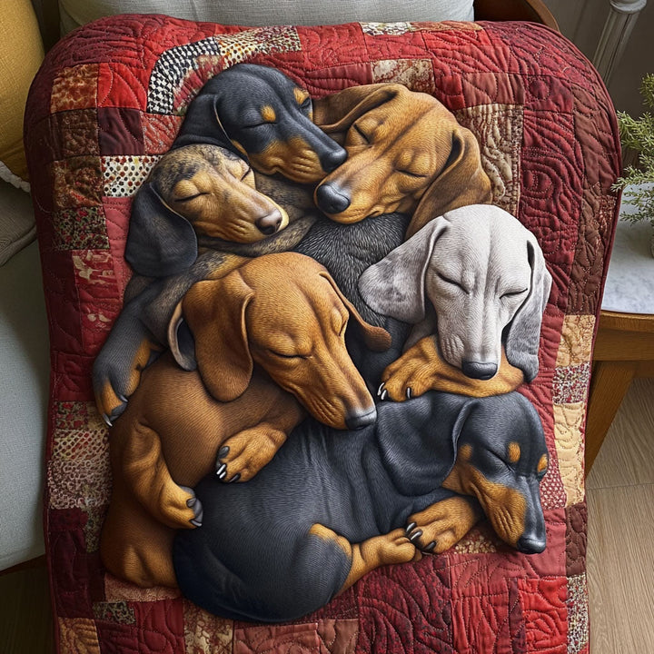 Marloes - Dachshund Delight Quilted Blanket