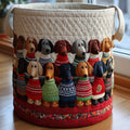 Dachshund Parade | Handcrafted Laundry Basket