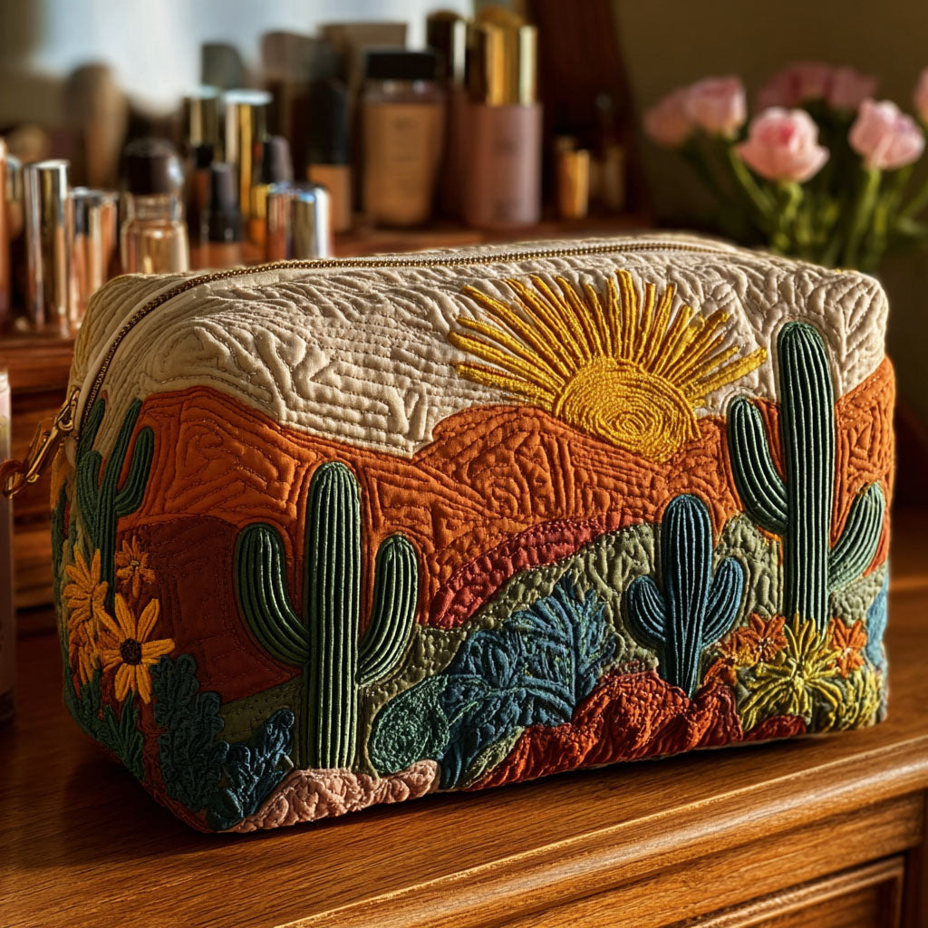 Zita - Desertflora Quilted Toiletry Bag