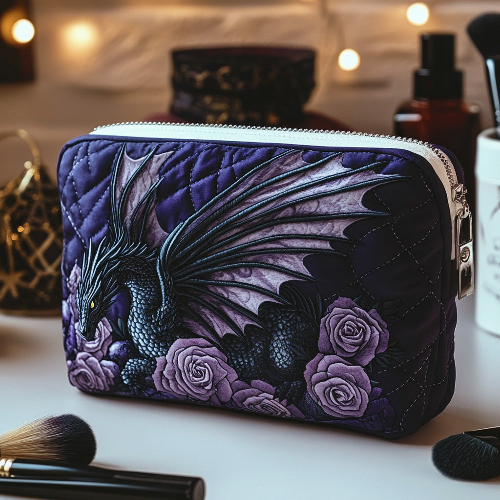 Willemke - Elegant Floral Quilted Toiletry Bag