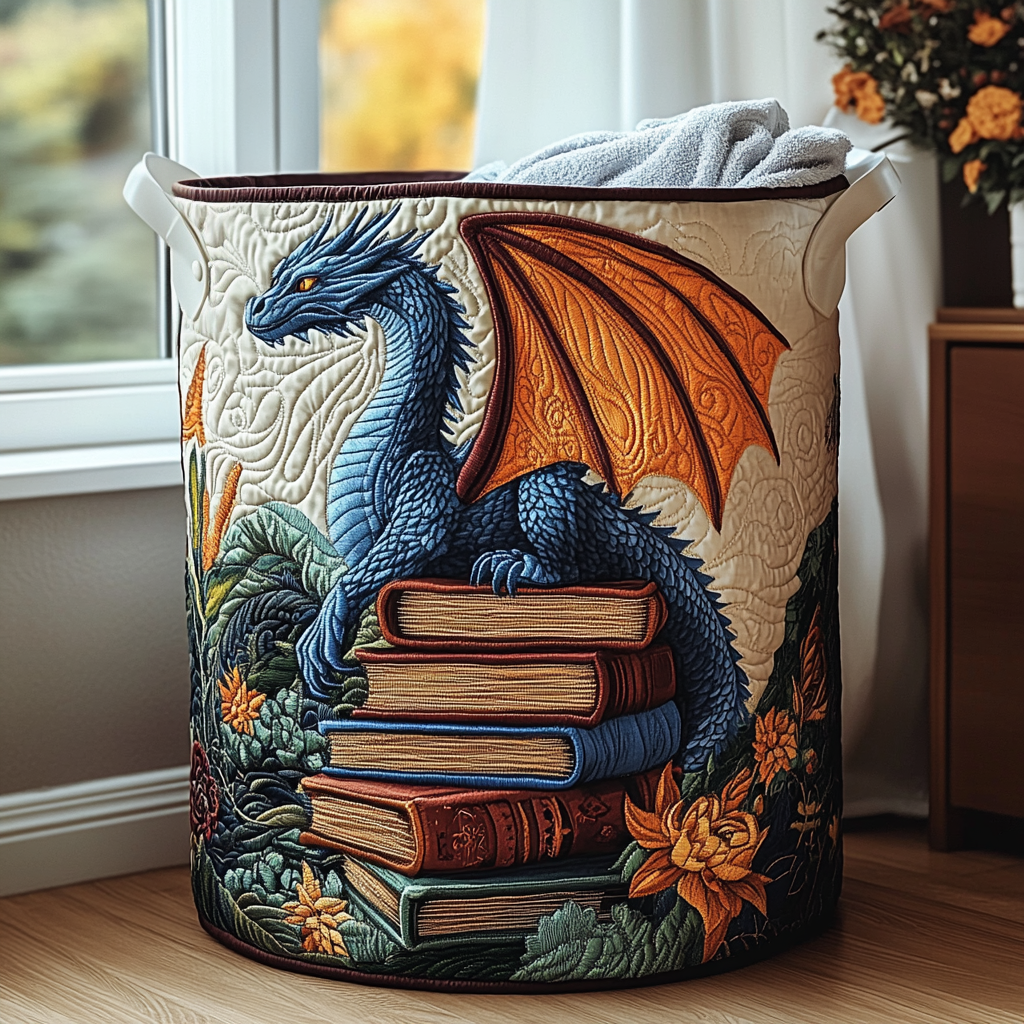 Dragon Valley Lined Laundry Hamper