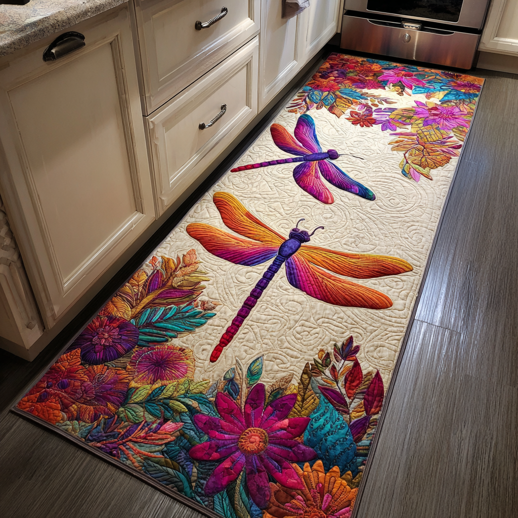 Annemiek - Elegant Dragonfly Kitchen Mat
