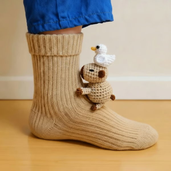 Marie - Polka Dot Mouse Socks