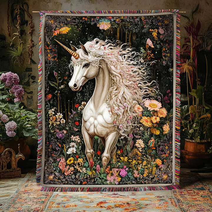 NOVA - Ivory Enchanted Quilted Blanket