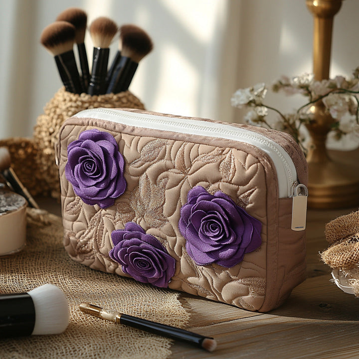 Jantien - Enchanted Rose Quilted Toiletry Bag