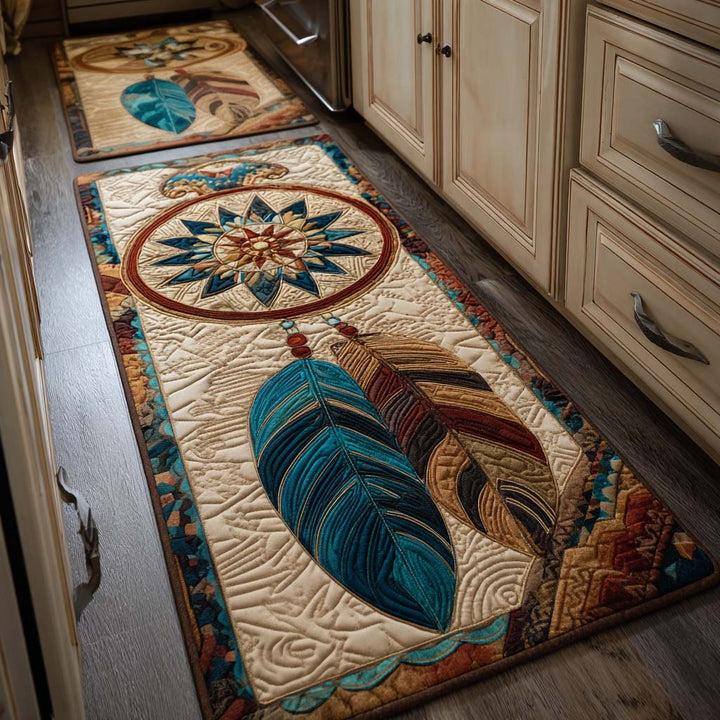 Sara - Dreamy Feathers Kitchen Mat