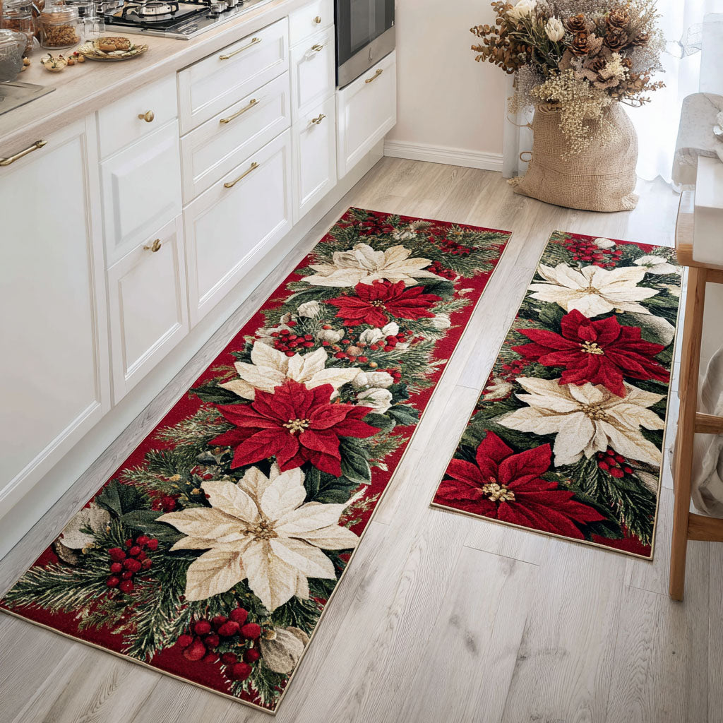 Katrien - Festive Christmas Kitchen Mat